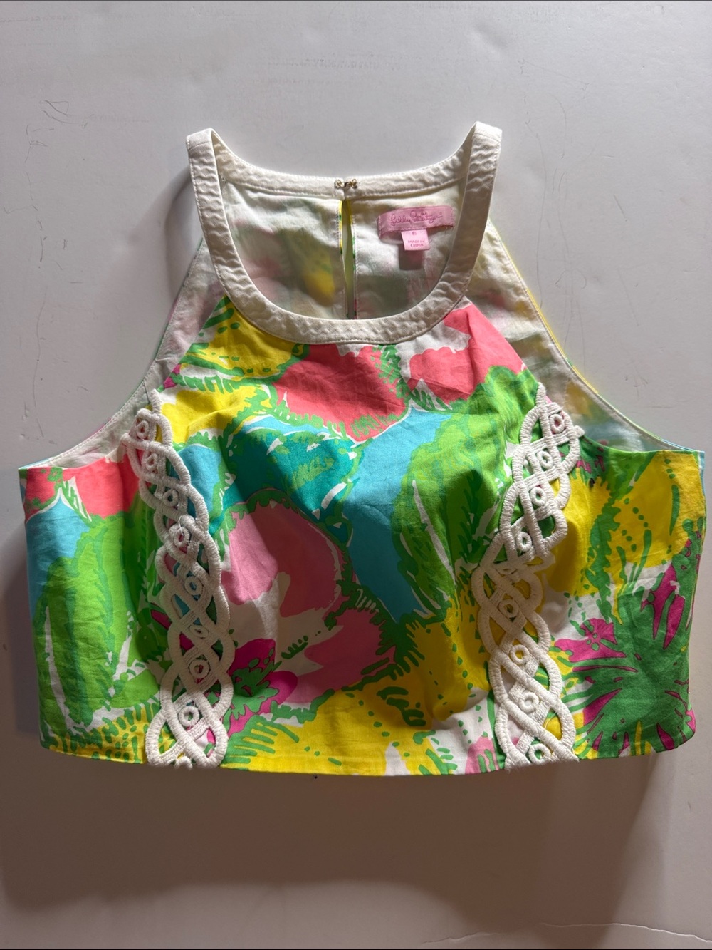 Lilly Pulitzer Vanna Crop Top Size 6